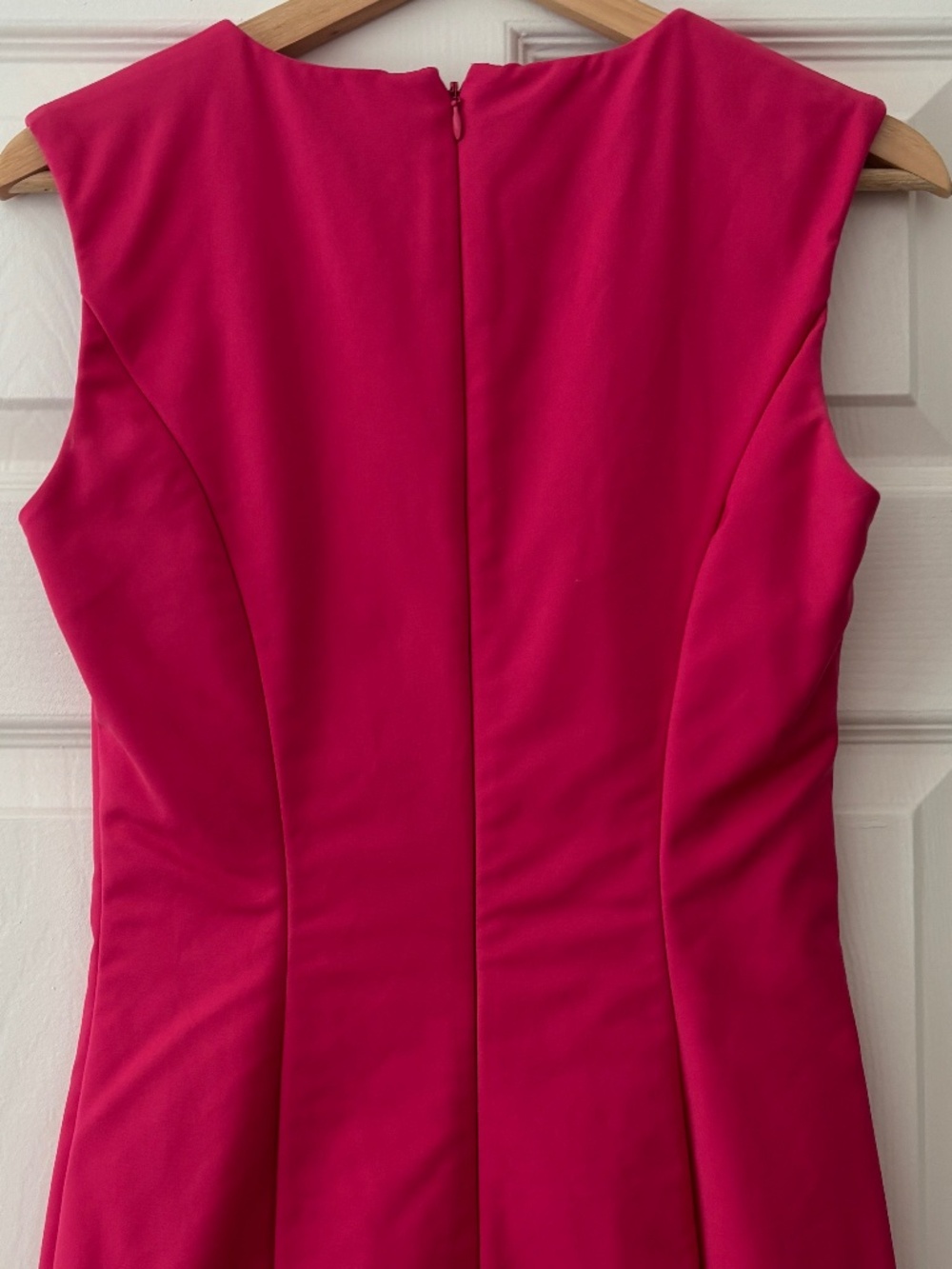 French Connection Sheath Dress - Fuchsia Pink Size 4 - Picture 5 of 8
